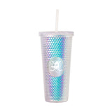 Anaheim Mighty Ducks 24oz Iridescent Studded Tumbler