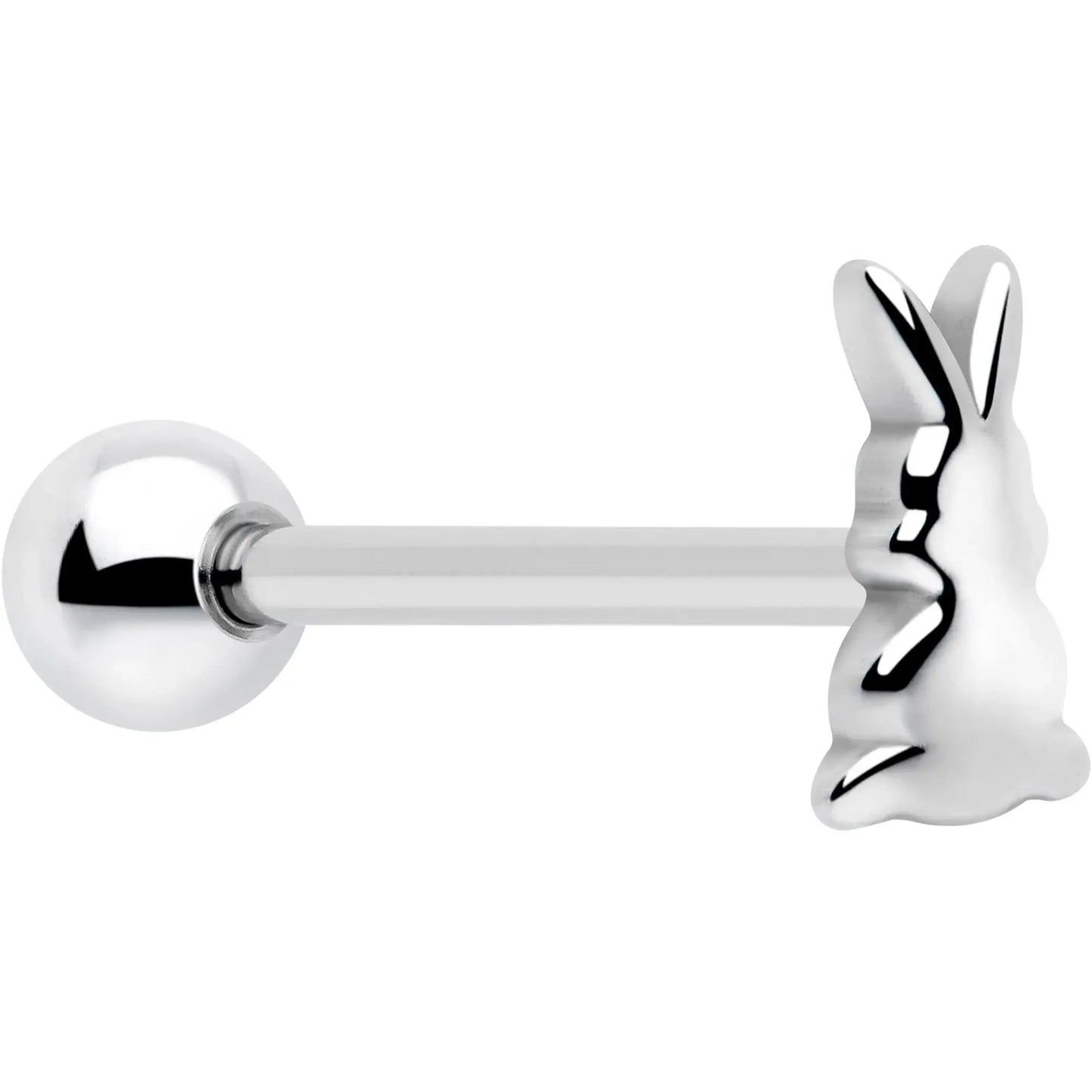Bunny Rabbit Easter Barbell Tongue Ring - BodyCandy - Flyclothing LLC