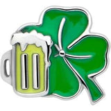 Beer Shamrock St Patricks Barbell Tongue Ring - BodyCandy - Flyclothing LLC