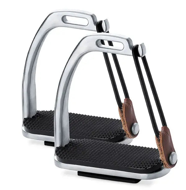 TuffRider Stainless Steel Peacock Safety Stirrups - Breeches.com - Flyclothing LLC