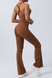 Crisscross Wide Strap Sleeveless Jumpsuit - Trendsi - Flyclothing LLC