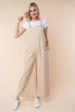 White Birch Sleeveless Wide Leg Jumpsuit - Trendsi - Flyclothing LLC