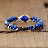Handmade Teardrop Shape Beaded Bracelet - Trendsi