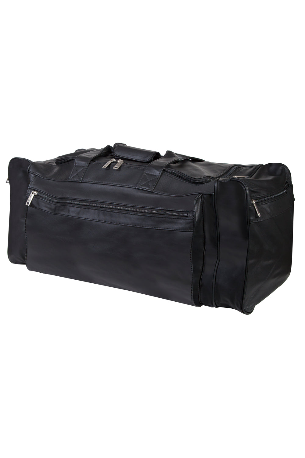 Scully Leather Black Large Duffel Bag