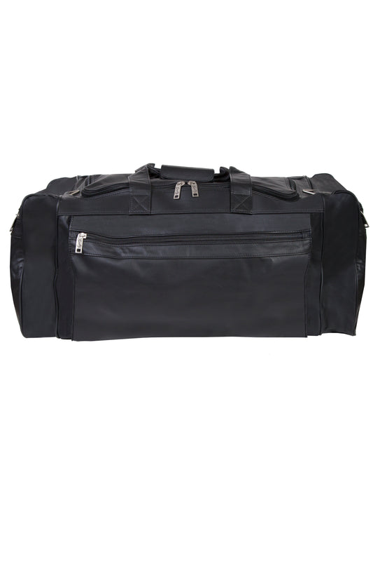 Scully Leather Black Large Duffel Bag