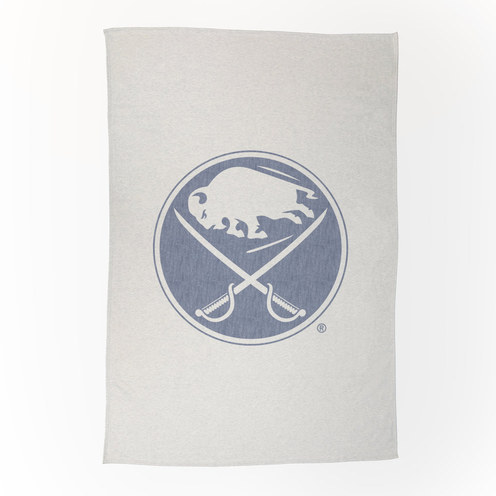 Buffalo Sabres Oversized Logo Sublimated Sweatshirt Blanket