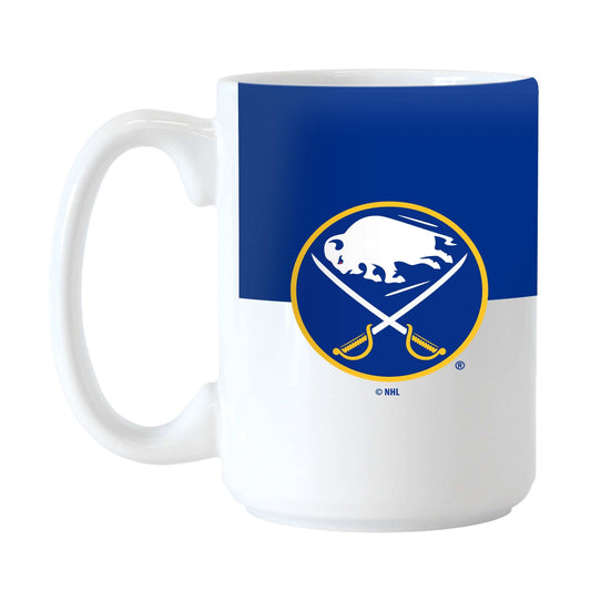 Buffalo Sabres Color Block 15 oz Sublimated Mug - Logo Brands - Flyclothing LLC