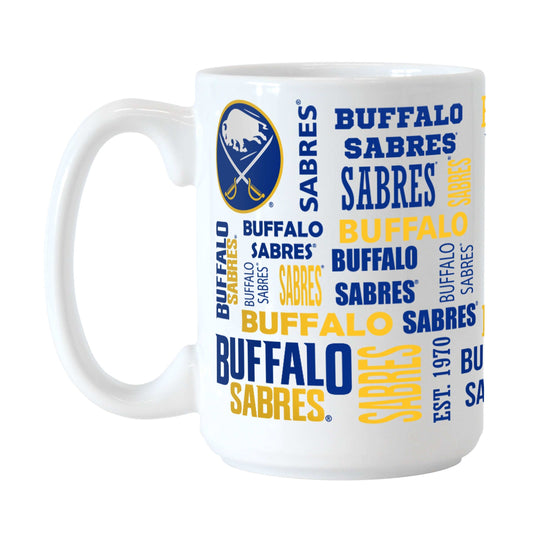 Buffalo Sabres 15oz Spirit Sublimated Mug - Logo Brands - Flyclothing LLC