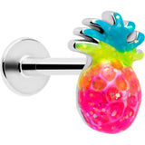 16G 5/16 Hot Tropical Pineapple Labret Monroe Tragus - BodyCandy - Flyclothing LLC