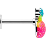 16G 5/16 Hot Tropical Pineapple Labret Monroe Tragus - BodyCandy - Flyclothing LLC