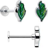 16G 5/16 Ladybug Hippie Flower Labret Monroe Tragus Set of 3 - BodyCandy - Flyclothing LLC