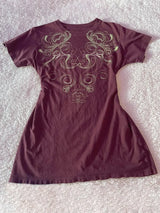 Graphic Round Neck Short Sleeve T-Shirt - Trendsi - Flyclothing LLC