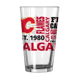 Calgary Flames 16oz Spirit Pint Glass