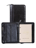 Italia Lizard leather Black Mini tablet organizer - Scully Leather - Flyclothing LLC