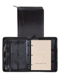 Italia Italian leather Black Mini tablet organizer - Scully Leather - Flyclothing LLC