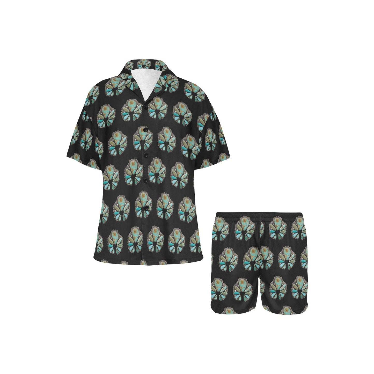 Baha Ranch Turquoise Naja Women's Pajama Set
