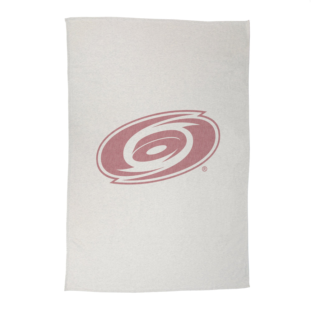Carolina Hurricanes Oversized Logo Sublimated Sweatshirt Blanket