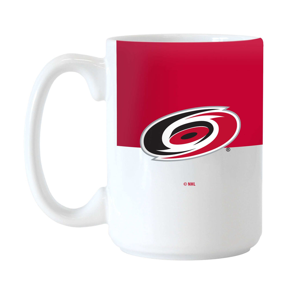 Carolina Hurricanes Color Block 15 oz Sublimated Mug - Logo Brands - Flyclothing LLC
