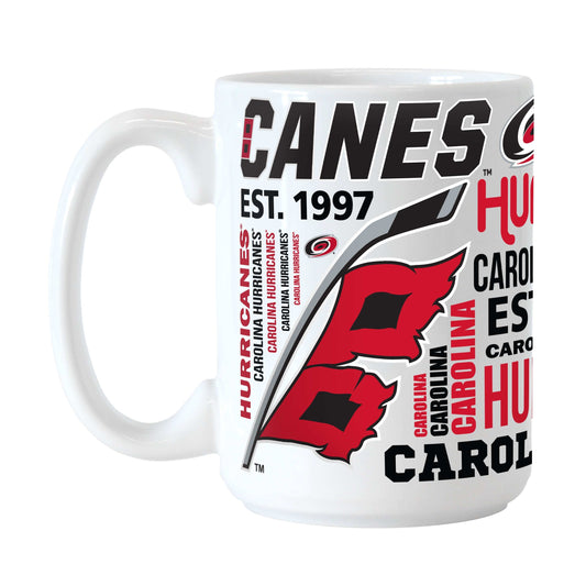 Carolina Hurricanes 15oz Spirit Sublimated Mug - Logo Brands - Flyclothing LLC