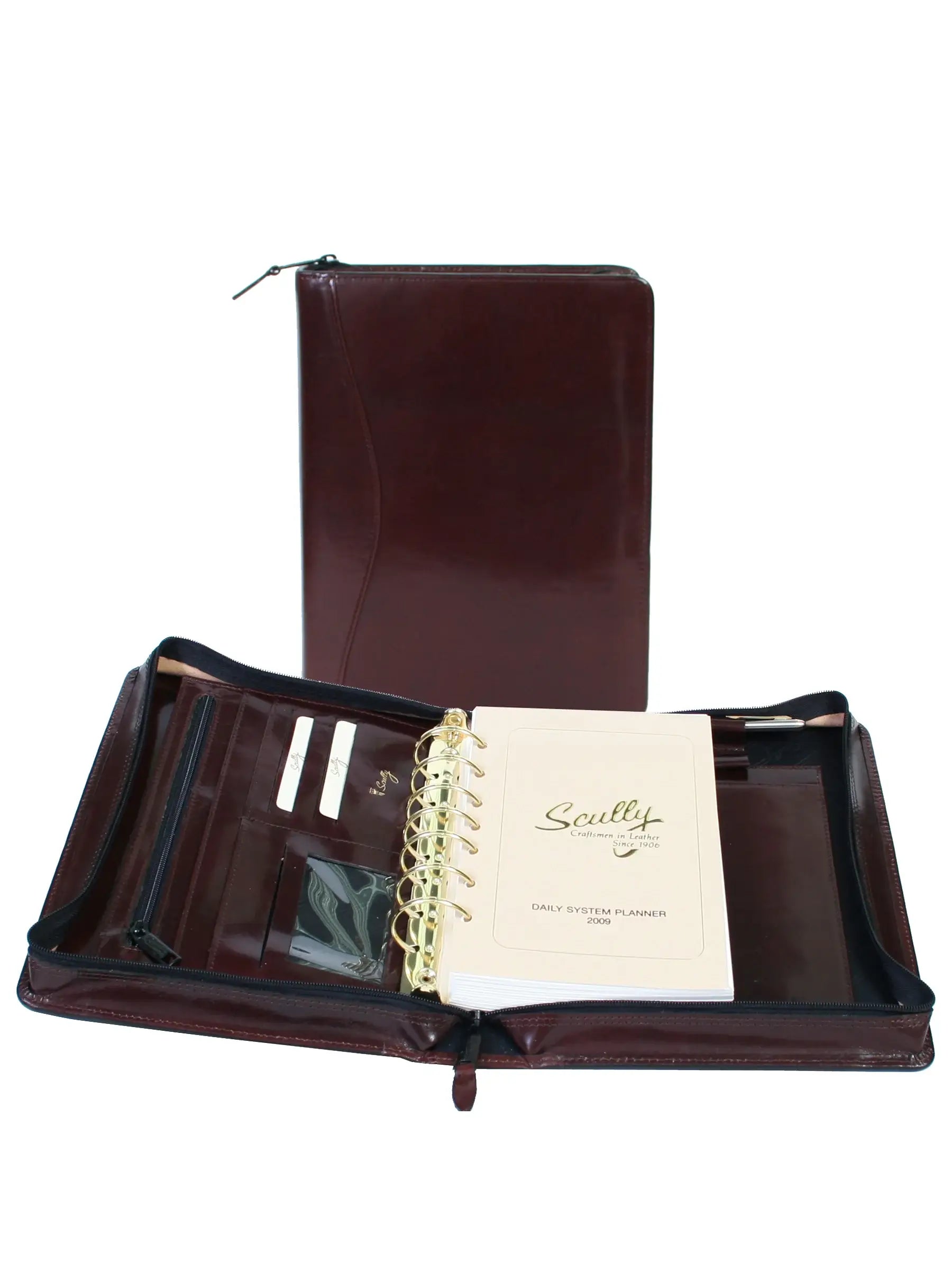 Scully Leather Italian Leather Walnut 7 Ring Daily - Scully Leather - Flyclothing LLC
