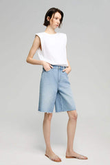 Coastal Breeze 90's Bermuda Shorts HJ807 - Hey Joanie - Flyclothing LLC