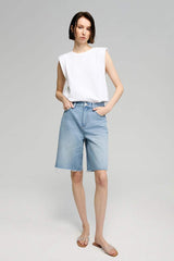Coastal Breeze 90's Bermuda Shorts HJ807 - Hey Joanie - Flyclothing LLC