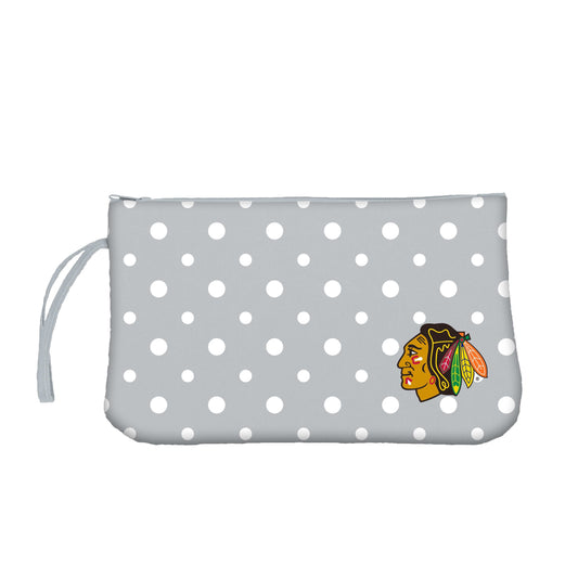 Chicago Blackhawks Dot Wristlet - Logo Brands - Flyclothing LLC