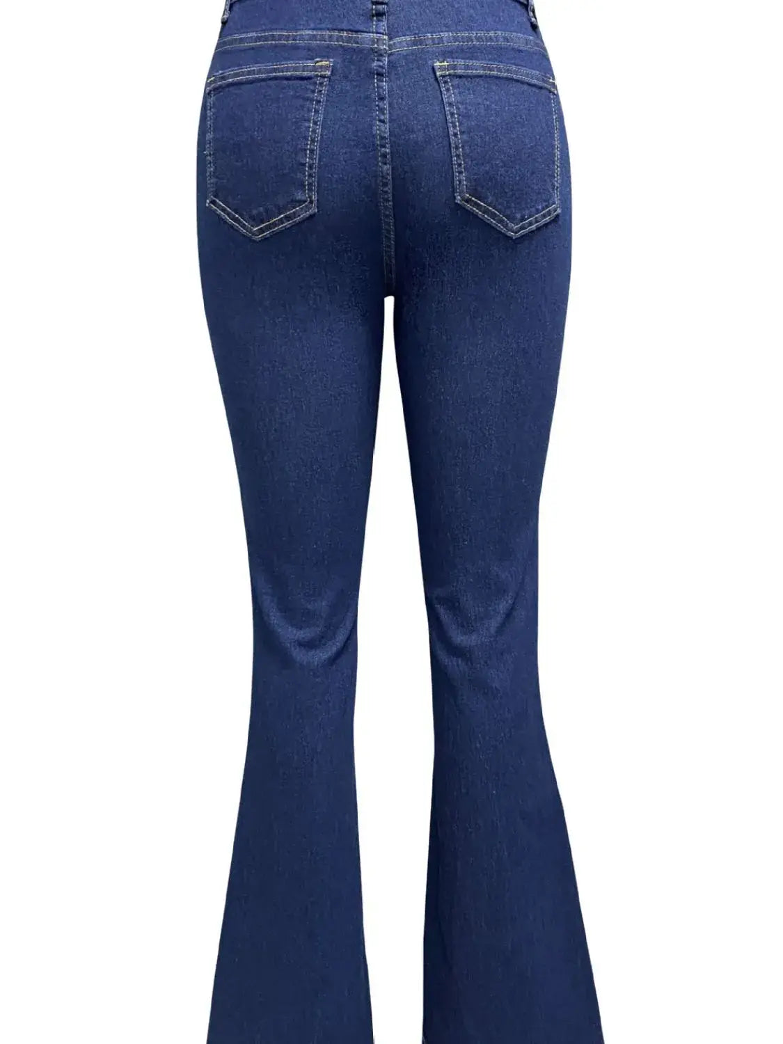 Flare Jeans with Pockets - Trendsi - Flyclothing LLC