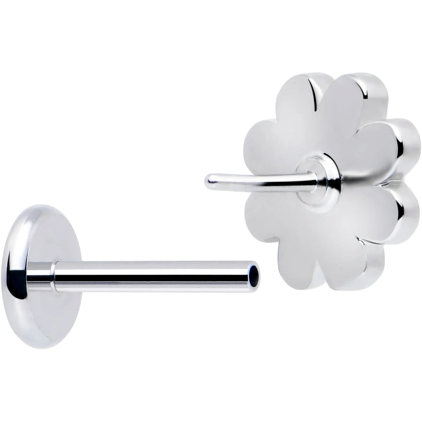 Daisy Flower Flat Back Stud Earrings - 1 Pair - BodyCandy - Flyclothing LLC