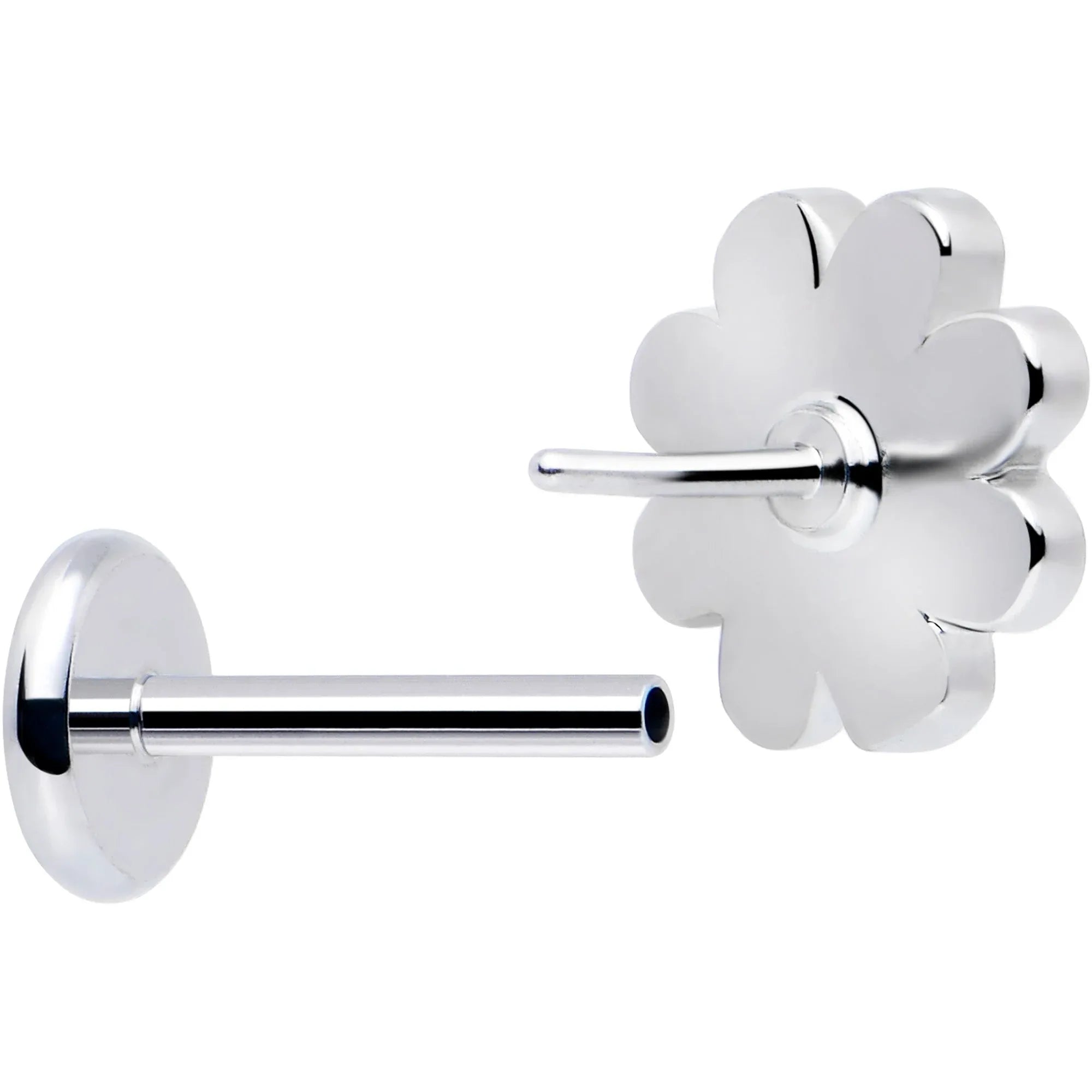 Daisy Flower Flat Back Stud Earrings - 1 Pair - BodyCandy - Flyclothing LLC