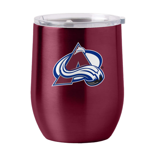 Colorado Avalanche 16oz Gameday Stainless Curved Beverage - Logo Brands - Flyclothing LLC