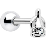 16G 1/4 Clear Gem Champagne Dreams Cartilage Tragus Earring - BodyCandy - Flyclothing LLC