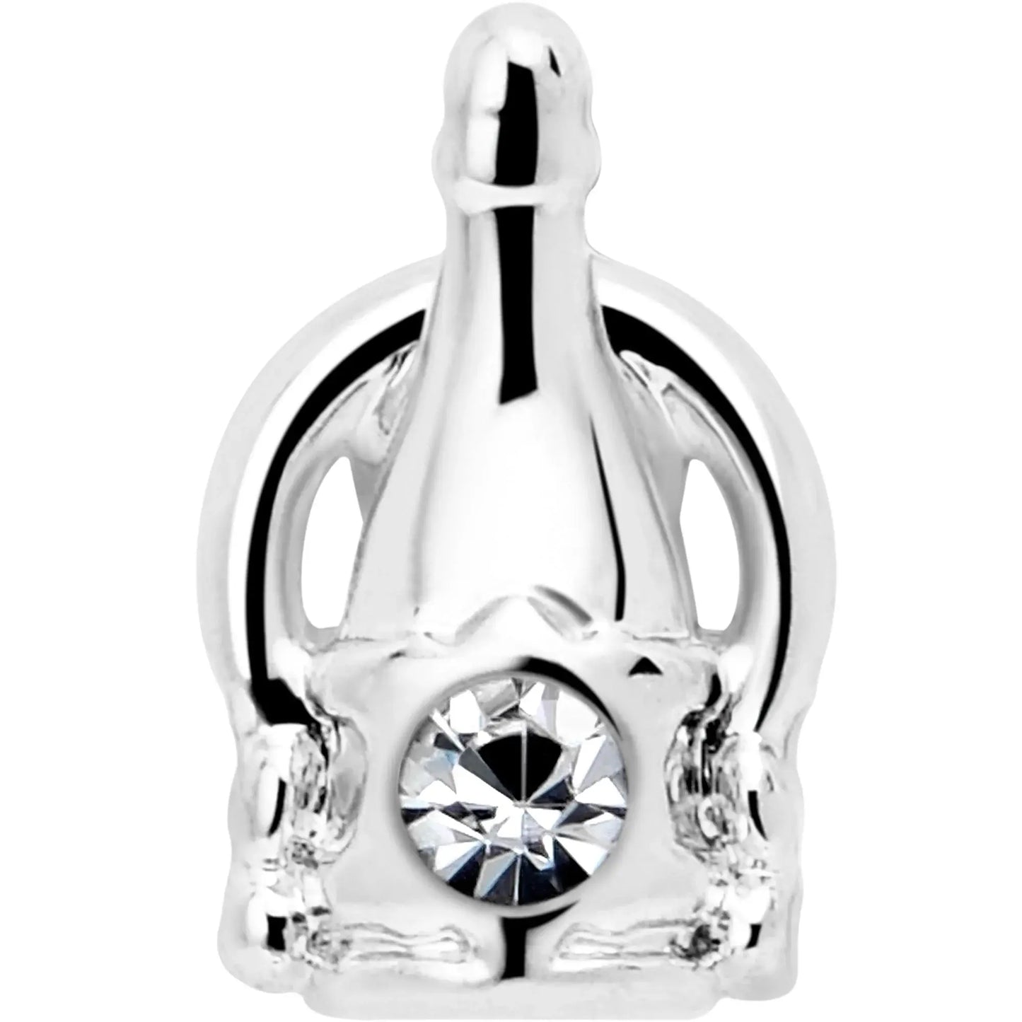 16G 1/4 Clear Gem Champagne Dreams Cartilage Tragus Earring - BodyCandy - Flyclothing LLC