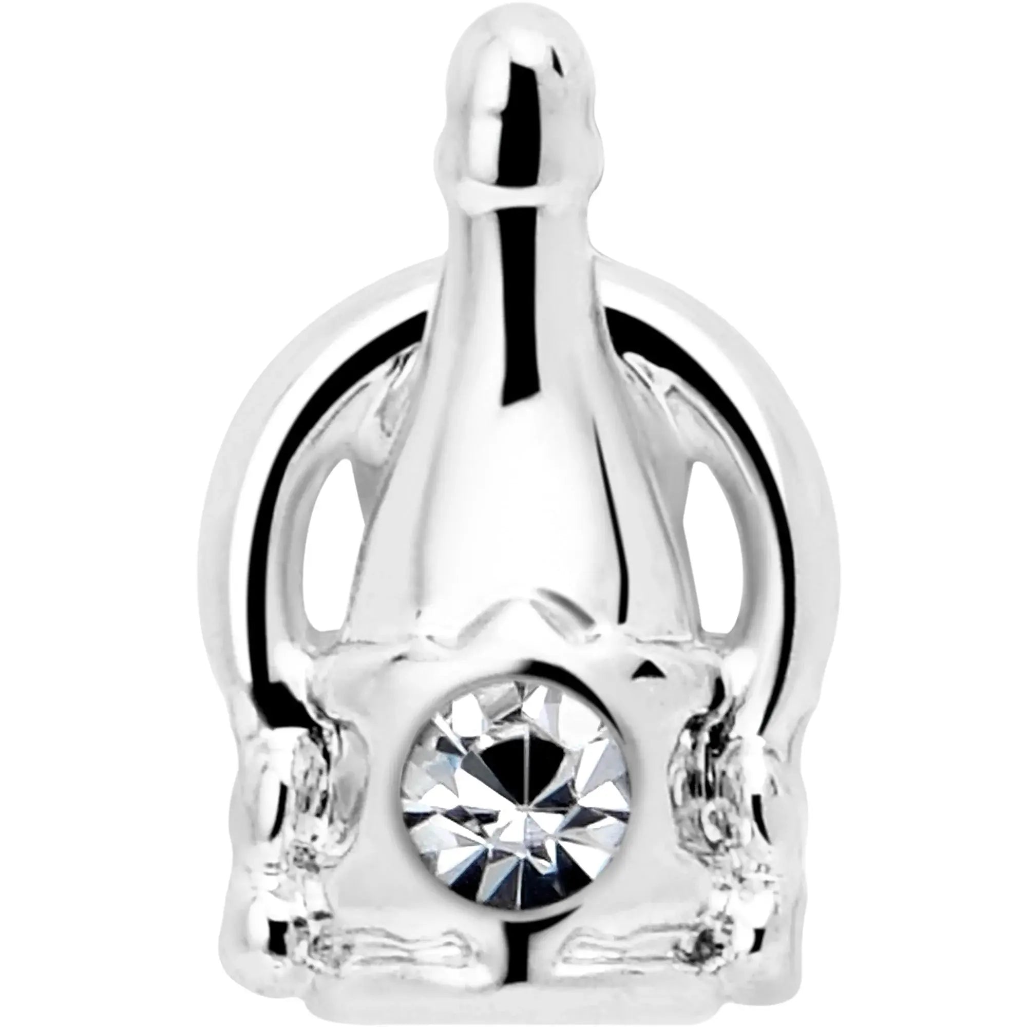 16G 1/4 Clear Gem Champagne Dreams Cartilage Tragus Earring - BodyCandy - Flyclothing LLC