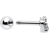 16G 1/4 Clear CZ Gem Fabulous Angel Cartilage Tragus Earring - BodyCandy - Flyclothing LLC