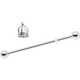 14G Clear Gem Champagne Dreams Industrial Barbell 38mm - BodyCandy - Flyclothing LLC