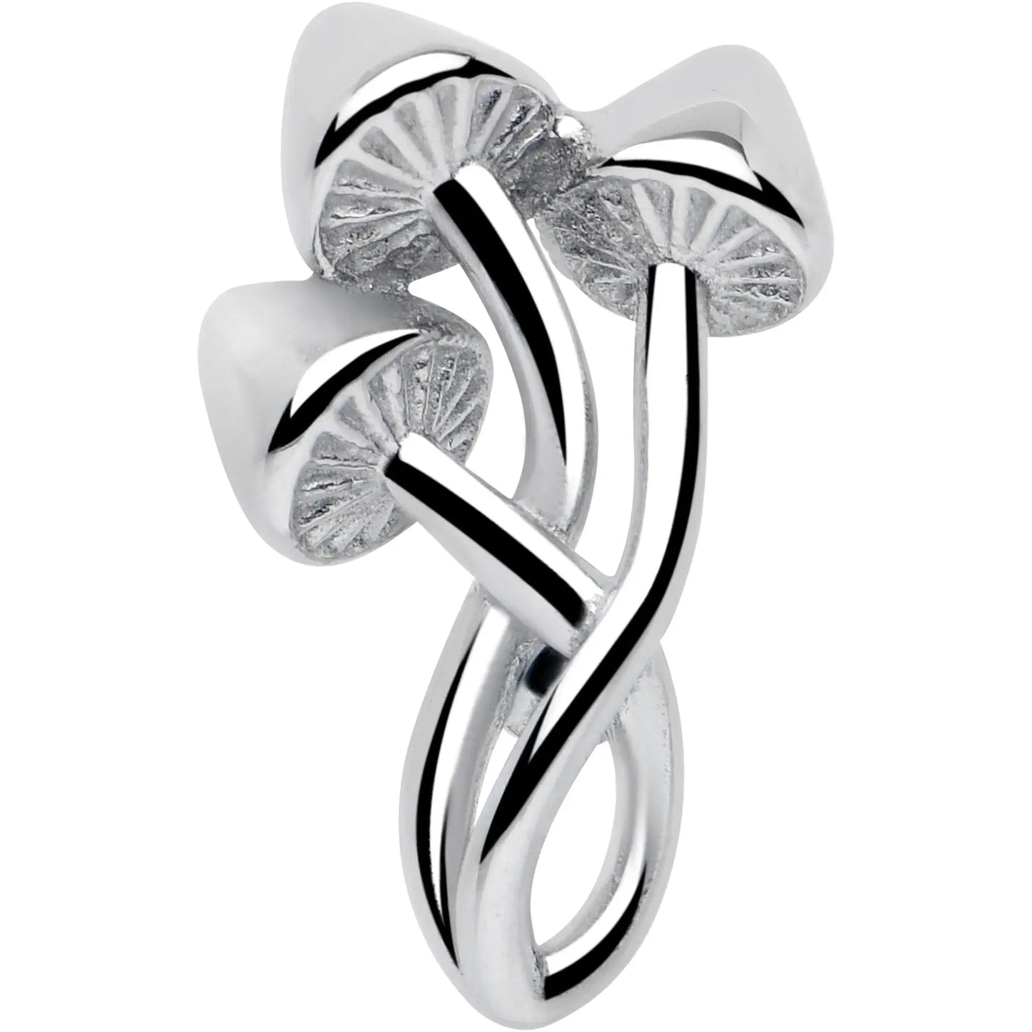 Trippy Mushroom Trio Barbell Tongue Ring - BodyCandy - Flyclothing LLC
