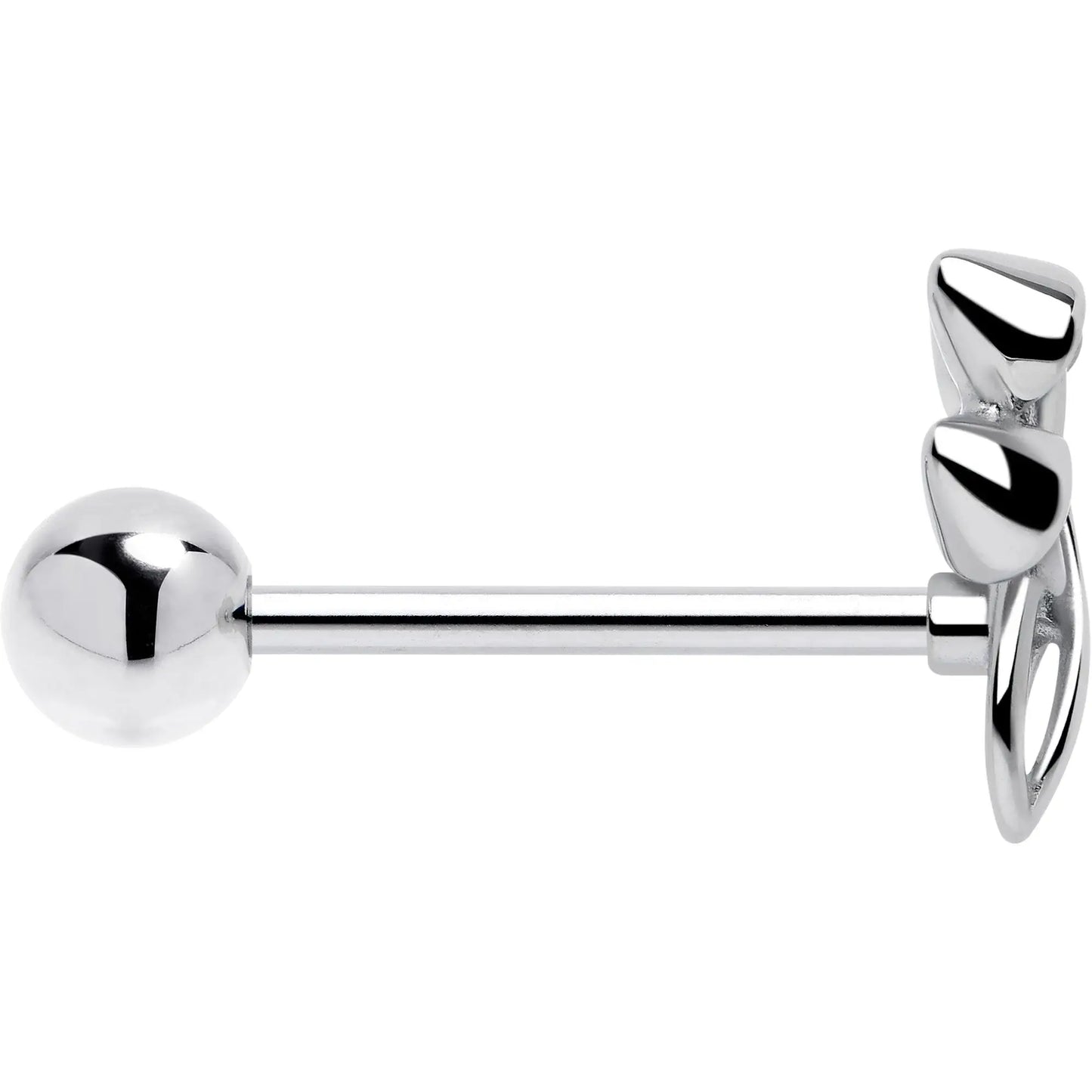 Trippy Mushroom Trio Barbell Tongue Ring - BodyCandy - Flyclothing LLC
