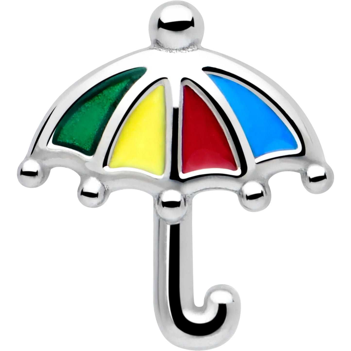 Colorful Umbrella Barbell Tongue Ring - BodyCandy - Flyclothing LLC