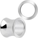 Hand Polished Thick Double Flare Tunnel Plug Set 6mm to 25mm - BodyCandy - Flyclothing LLC
