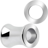 Hand Polished Thick Double Flare Tunnel Plug Set 6mm to 25mm - BodyCandy - Flyclothing LLC