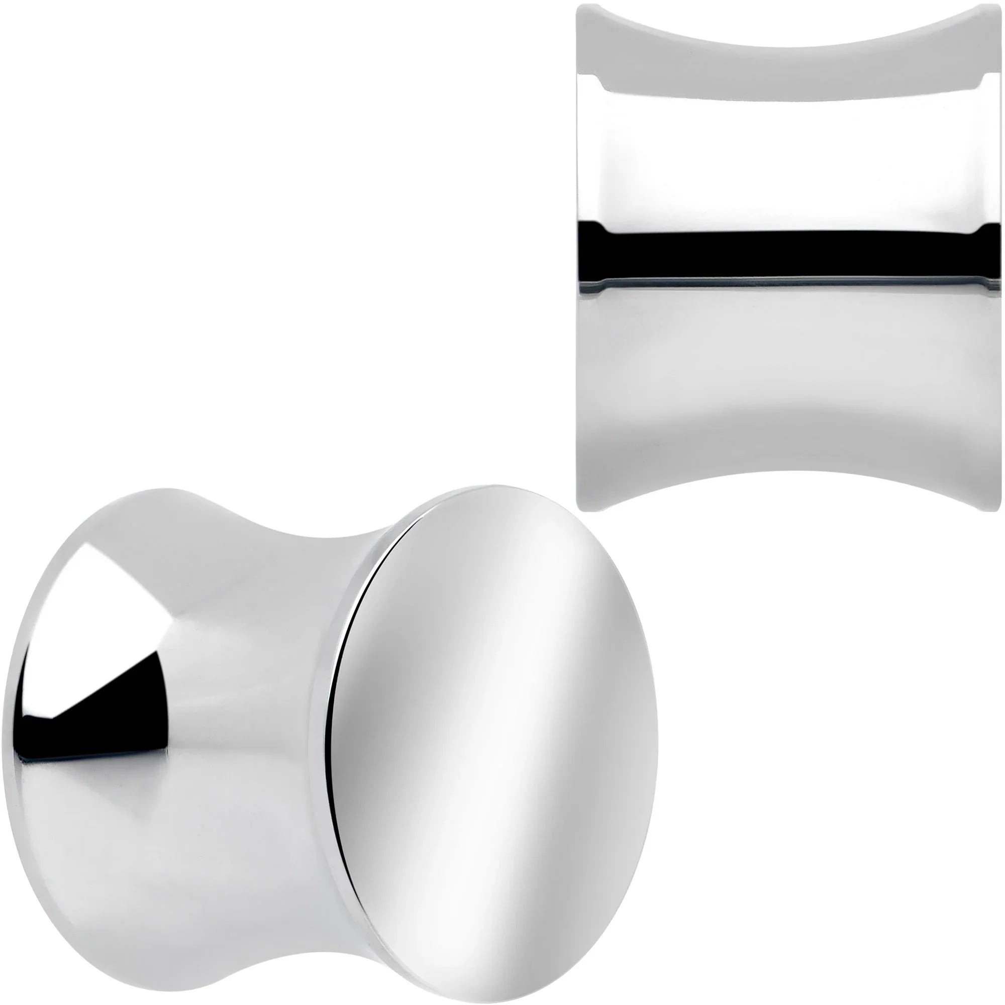 Hand Polished Simply Style Saddle Plug Set 5mm to 25mm - BodyCandy - Flyclothing LLC