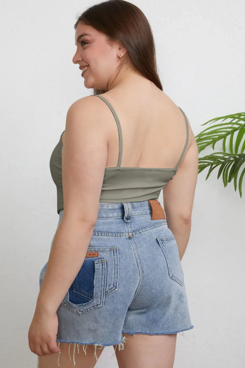 Basic Bae Full Size Round Neck Slim Cami - ShopBasicbae - Flyclothing LLC