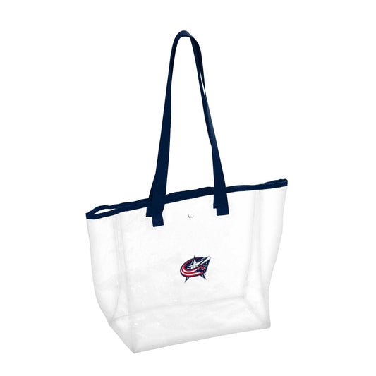 Columbus Blue Jackets Clear Tote - Logo Brands - Flyclothing LLC