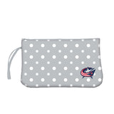 Columbus Blue Jackets Dot Wristlet