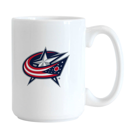 Columbus Blue Jackets 15oz Letterman Sublimated Mug - Logo Brands - Flyclothing LLC