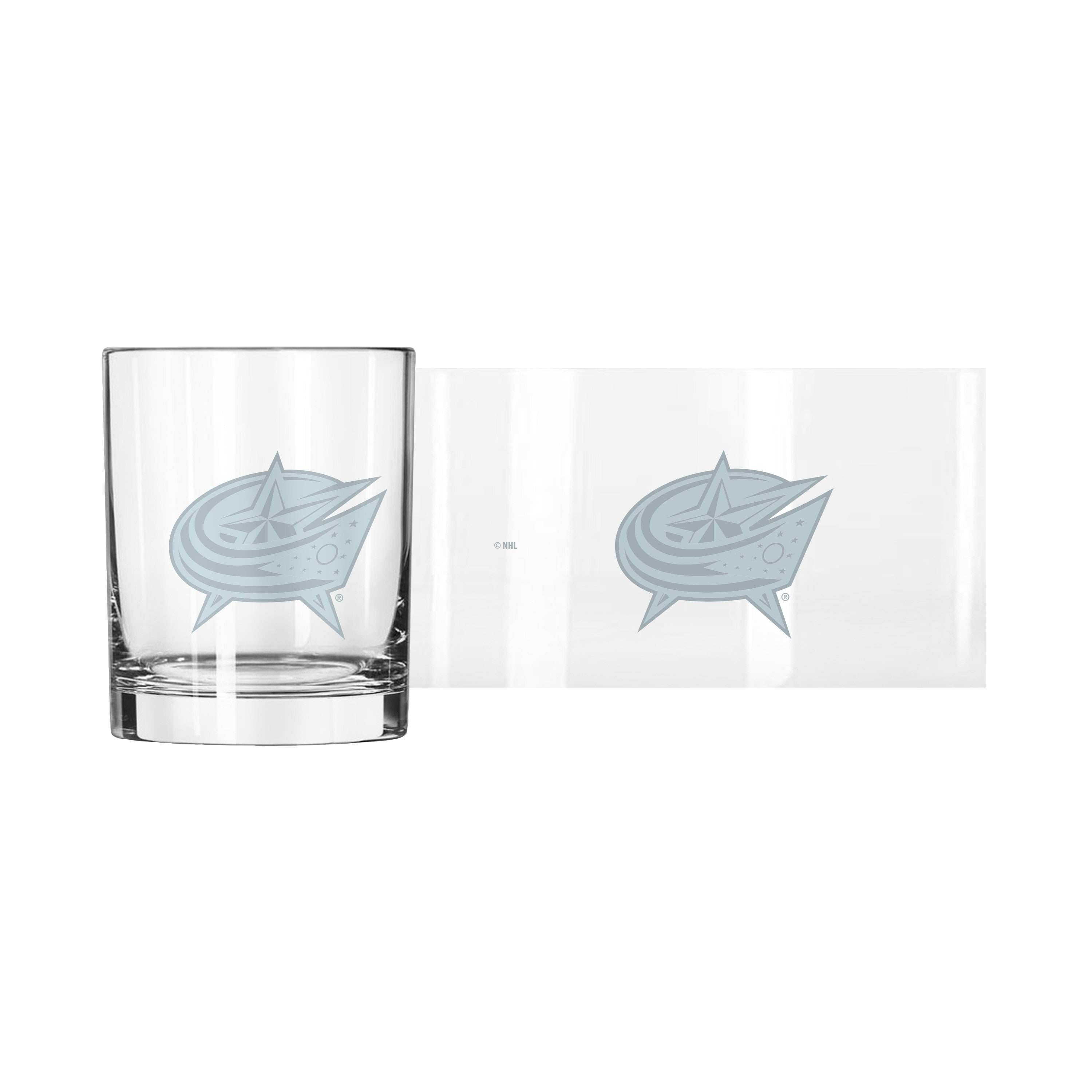 Columbus Blue Jackets 14oz Frost Rocks Glass - Logo Brands - Flyclothing LLC