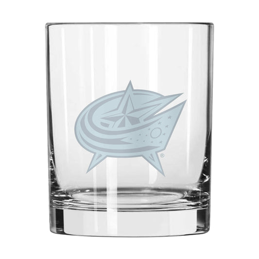 Columbus Blue Jackets 14oz Frost Rocks Glass - Logo Brands - Flyclothing LLC