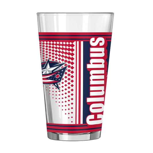 Columbus Blue Jackets 16oz Hero Pint Glass - Logo Brands - Flyclothing LLC