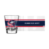 Columbus Blue Jackets 2oz Stripe Shot Glass